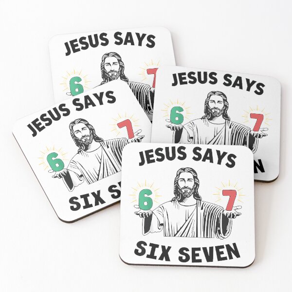 Item preview, 67 Jesus Says Six Seven Christian Meme designed and sold by TalalosART.
