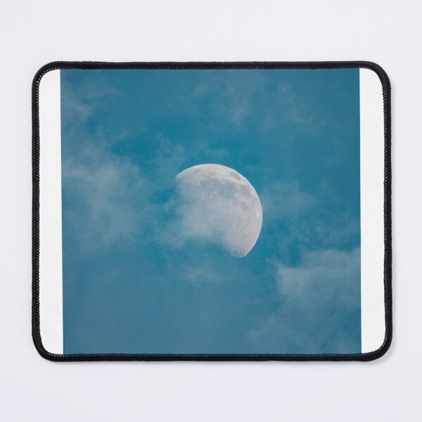 Item preview, Blue Cloudy Moon Sky Photographic Print designed and sold by Mother-Nature65.