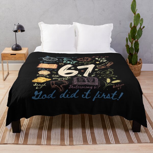 Item preview, Vintage God Did It First 67 Six Seven Meme Christian Bible designed and sold by TalalosART.