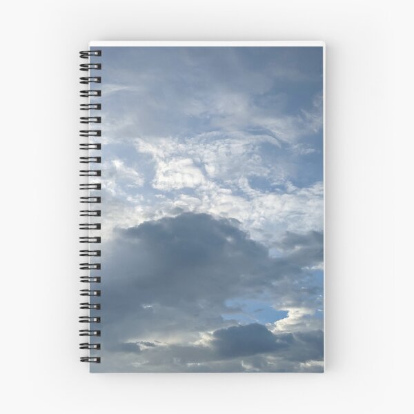Item preview, Grey White Clouds Blue Sky Photographic Print designed and sold by Mother-Nature65.