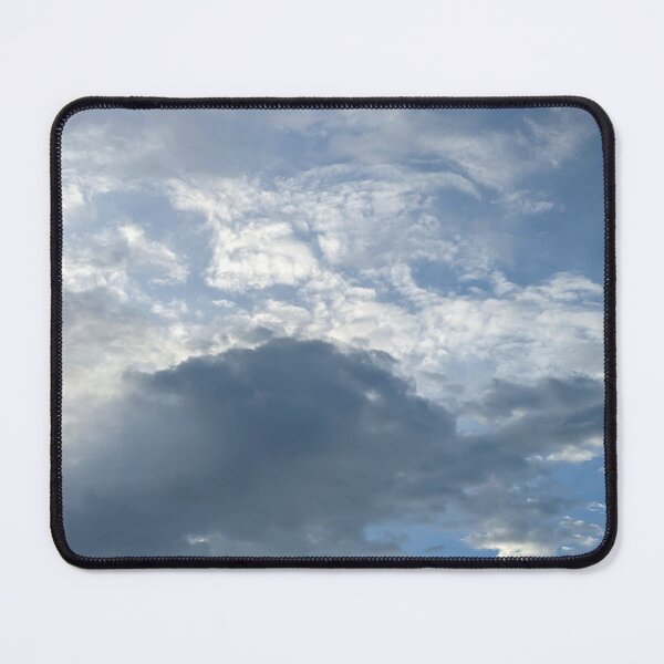 Item preview, Grey White Clouds Blue Sky Photographic Print designed and sold by Mother-Nature65.