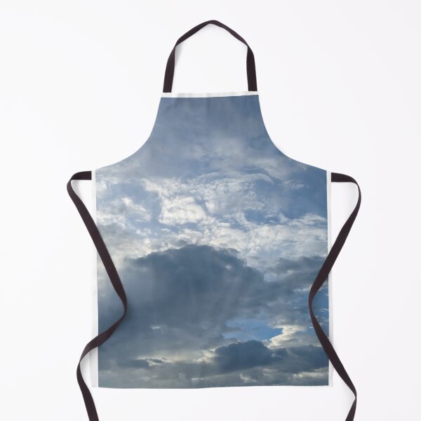 Item preview, Grey White Clouds Blue Sky Photographic Print designed and sold by Mother-Nature65.