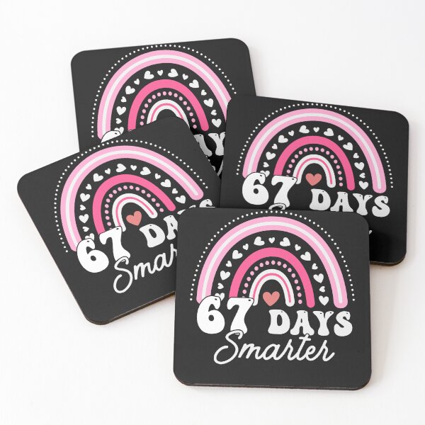 Item preview, 67 Days Smarter Rainbow for Back to School Kids  designed and sold by TalalosART.