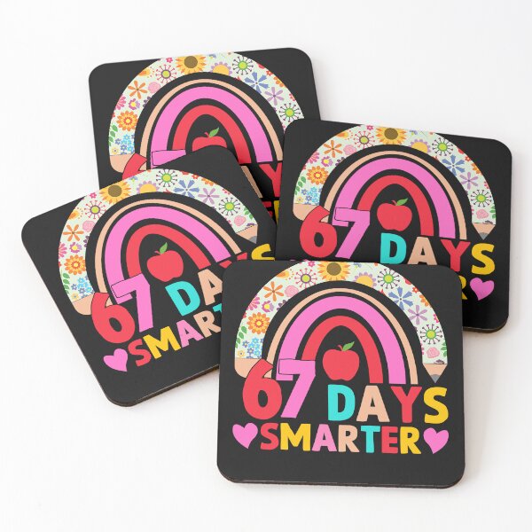 Item preview, 67 Days Smarter Rainbow for Back to School Kids designed and sold by TalalosART.