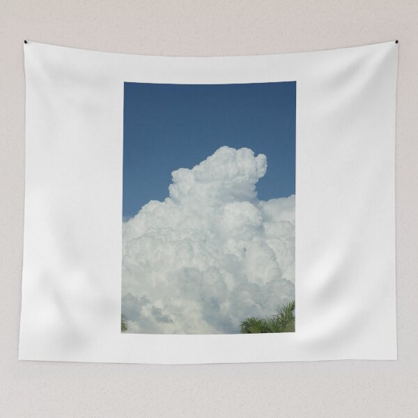 Item preview, Fluffy Clouds In Blue Sky Photographic Print designed and sold by Mother-Nature65.