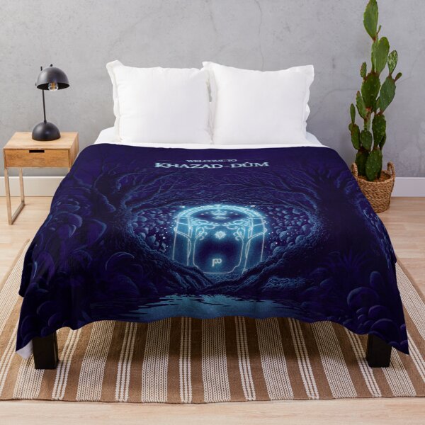 Wecome to Khazad-dum Throw Blanket
