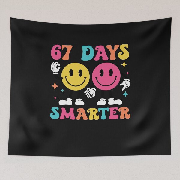 Item preview, 67th Day of School 67 Days Smarter Teacher Student Six Seven designed and sold by TalalosART.