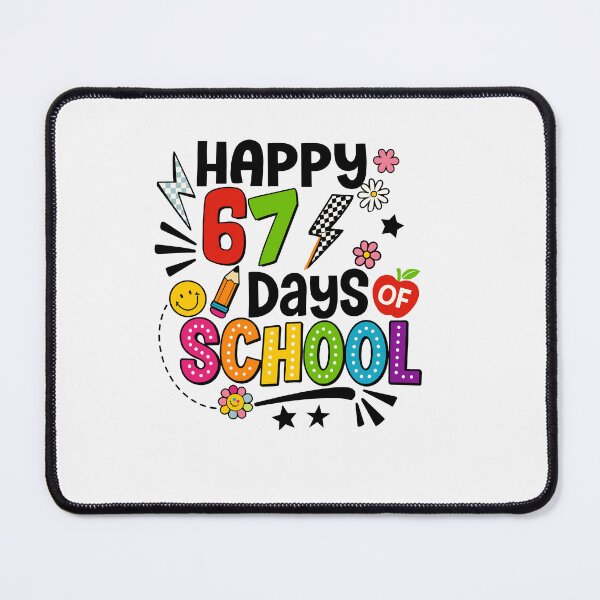Item preview, Happy 67th Day of School Teacher Student Boys Girls Math designed and sold by TalalosART.