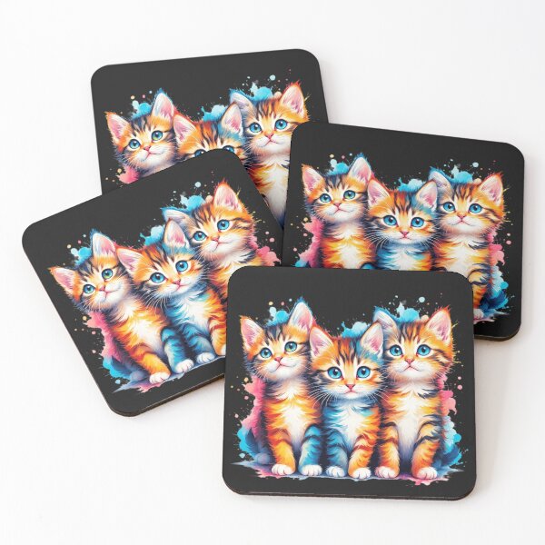 Item preview, hree Tiny Toyger Kittens Portrait designed and sold by SweetRossel.