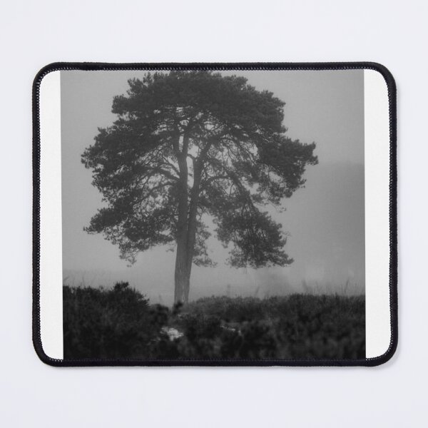 Item preview, Tree Landscape In Mist Black and White Photographic Print designed and sold by Mother-Nature65.