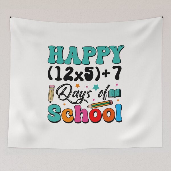 Item preview, Happy 67th Day of School Teacher Student Boys Girls Math designed and sold by TalalosART.