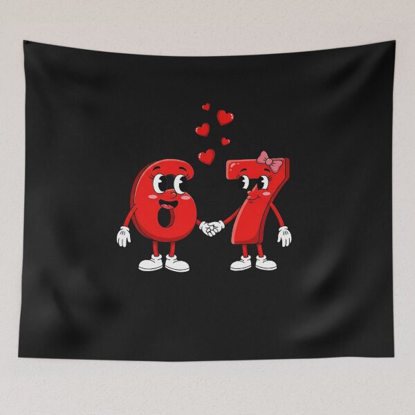 Item preview, I Love 67 Funny I Heart 67 Birthday for Men Women Couple valentine designed and sold by TalalosART.