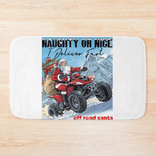 Item preview, Naughty or Nice - I deliver fast - off road Santa designed and sold by Concept-Hub.