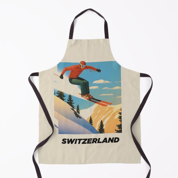 Item preview, Vintage Switzerland Ski Poster – Bold Alpine Style & Retro Adventure Vibes designed and sold by paulo silveira.
