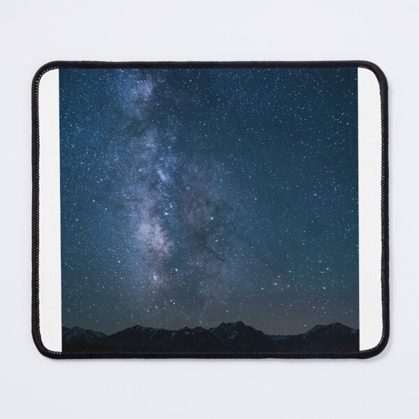 Item preview, Blue Milky Way Night Sky Landscape Photographic Print designed and sold by Mother-Nature65.