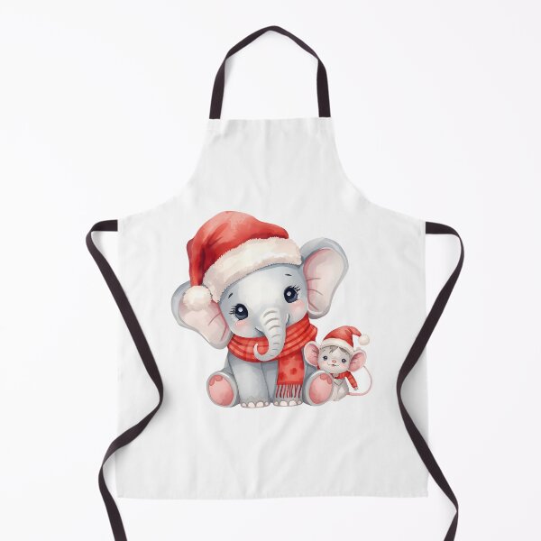 Item preview, Cute Christmas elephant and rat designed and sold by naragon4289.