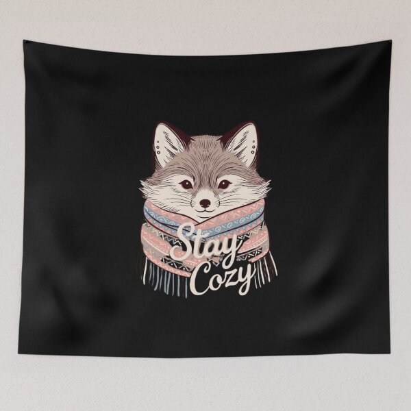 Item preview, Stay Cozy Fox – Cute Winter Animal Shirt designed and sold by EcoArtTees.