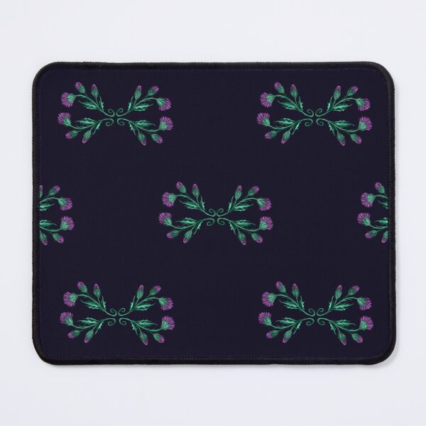 Item preview, Thistle Bows medium thistle pattern designed and sold by TiffanyAnneShop.