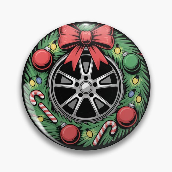 Item preview, Christmas Wreath Car Rim Shirt designed and sold by MonkiFlipp.