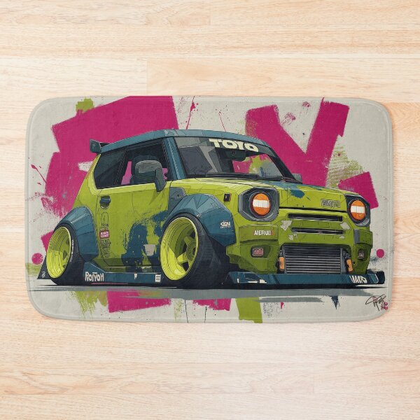 Item preview, Graffiti sports car three-quarter view designed and sold by PixelPack Design.