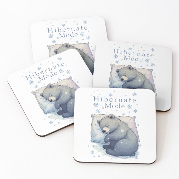 Item preview, Hibernate Mode Bear – Cute Winter Sleep Shirt designed and sold by EcoArtTees.