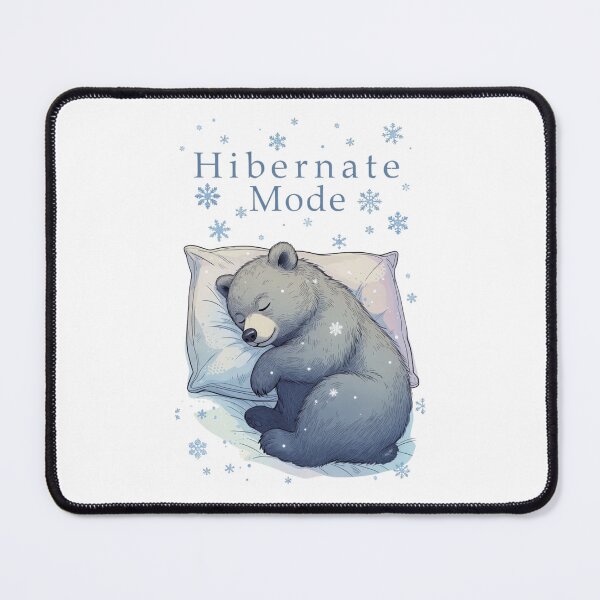 Item preview, Hibernate Mode Bear – Cute Winter Sleep Shirt designed and sold by EcoArtTees.