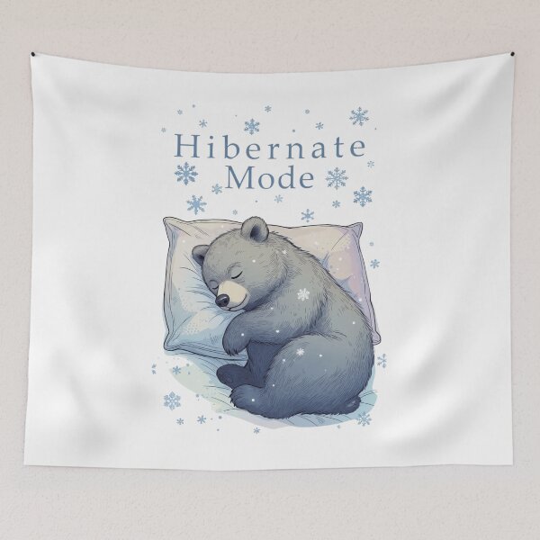 Item preview, Hibernate Mode Bear – Cute Winter Sleep Shirt designed and sold by EcoArtTees.