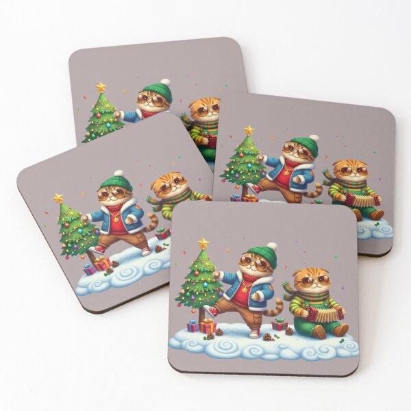 Item preview, Cool Cat Christmas Party | Funny Hip-Hop Kittens with Music designed and sold by E-SarnEdge.