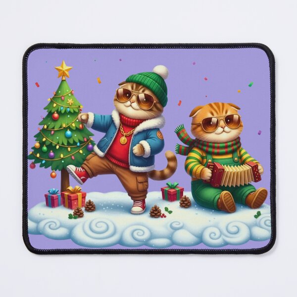 Item preview, Cool Cat Christmas Party | Funny Hip-Hop Kittens with Music designed and sold by E-SarnEdge.