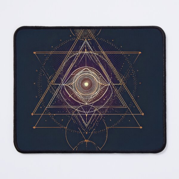 Item preview, Third Eye Insight Art Print| Sacred Geometry Poster | Spiritual Awakening Wall Decor designed and sold by DMicolo.