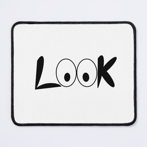 Item preview, Look! A Curious Gaze in Word Art designed and sold by Joyfully.co.