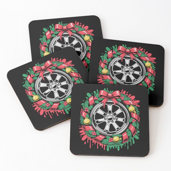 Item preview, Christmas Wreath Car Rim Shirt designed and sold by MonkiFlipp.