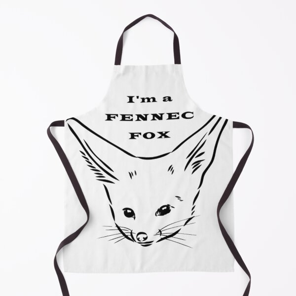 Item preview, Minimalistic Fennec Fox Sketch "I'm a FENNEC FOX" designed and sold by Vandara - Your source of positivity and cute fennec foxes.