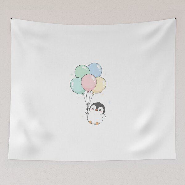 Item preview, Penguin Balloon Ride designed and sold by Portonicky.