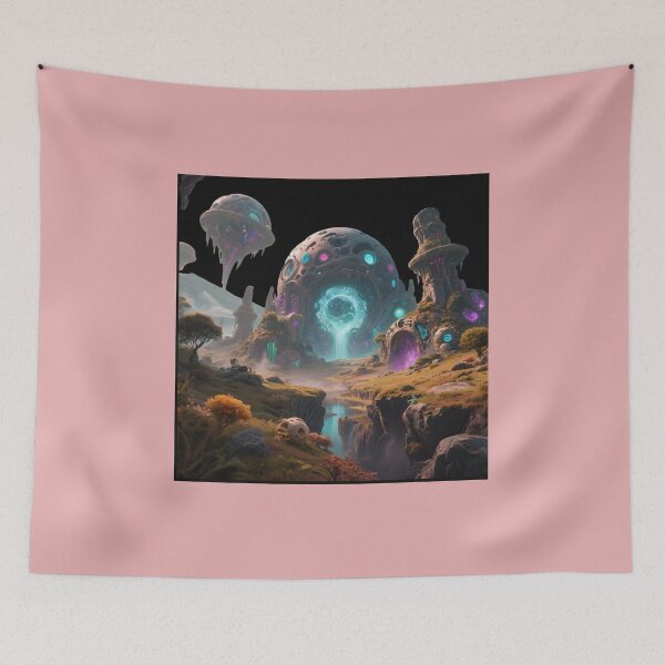 Item preview, A FANTASTICAL OTHERWORLDLY LANDSCAPE designed and sold by Catalina Kate.