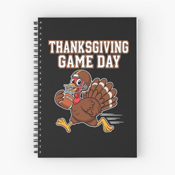 Item preview,  Thanksgiving Game Day T-Shirt: Funny Cartoon Turkey Running with Football & Tiny Helmet designed and sold by ZyxDes.