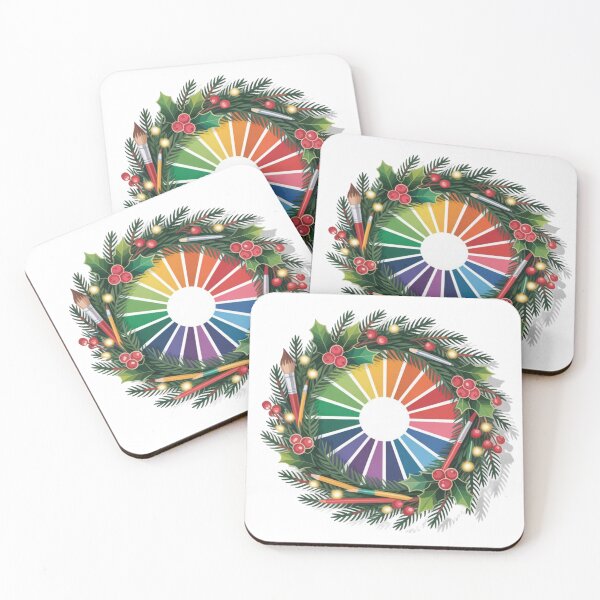 Item preview, COLORIST CHRISTMAS WREATH  designed and sold by YourTrendyTees.