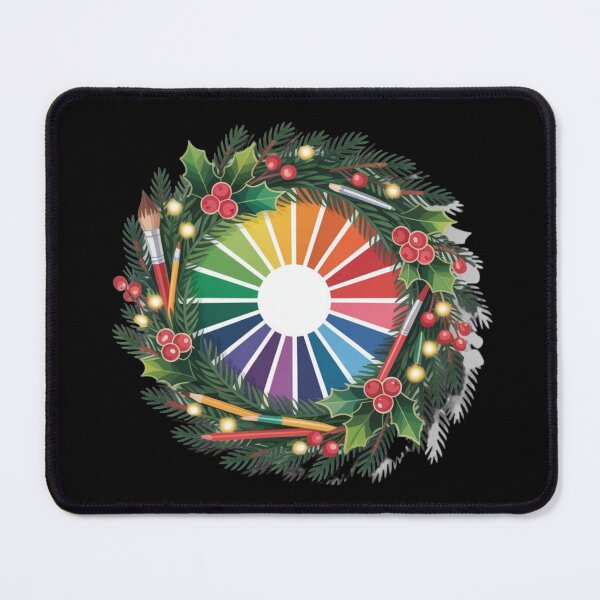Item preview, COLORIST CHRISTMAS WREATH  designed and sold by YourTrendyTees.