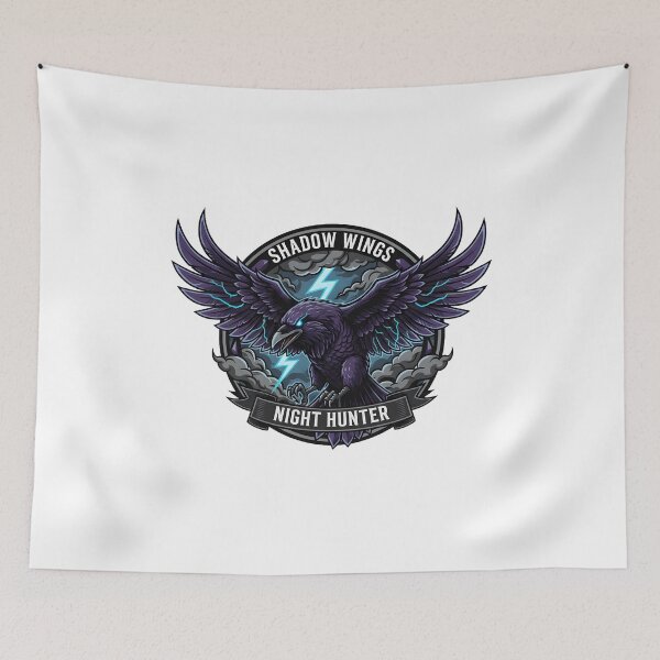 Item preview, Fierce Purple Raven Football Flock | Maryland Gridiron Bird Mascot Design designed and sold by lamiarte.