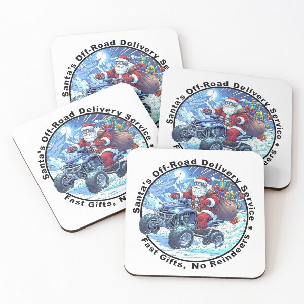 Item preview, Santa's Off-Road Delivery Service - Fast Gifts, No Reindeers designed and sold by Concept-Hub.