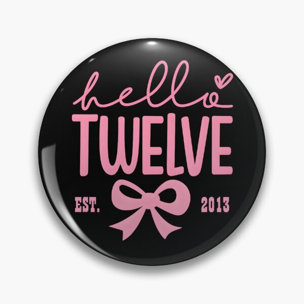 Item preview, Hello Twelve Est 2013 Coquette Bow 12th Birthday Girl designed and sold by hemagamo.
