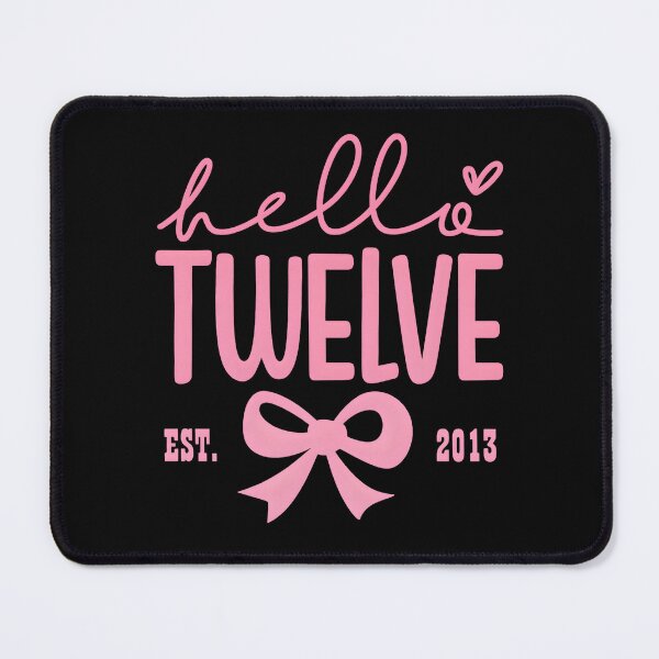 Item preview, Hello Twelve Est 2013 Coquette Bow 12th Birthday Girl designed and sold by hemagamo.