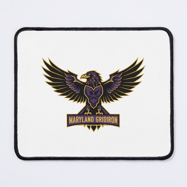 Item preview, Fierce Purple Raven Football Flock | Maryland Gridiron Bird Mascot Design designed and sold by lamiarte.
