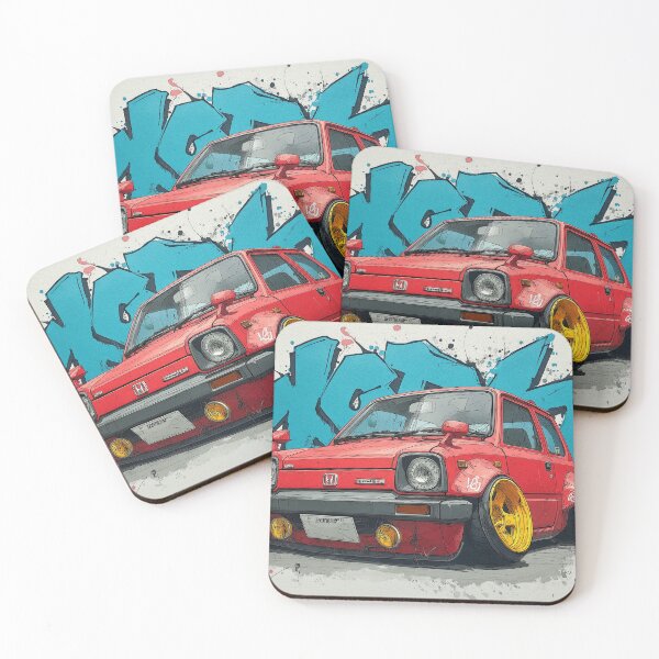 Item preview, Graffiti sports car three-quarter view designed and sold by PixelPack Design.