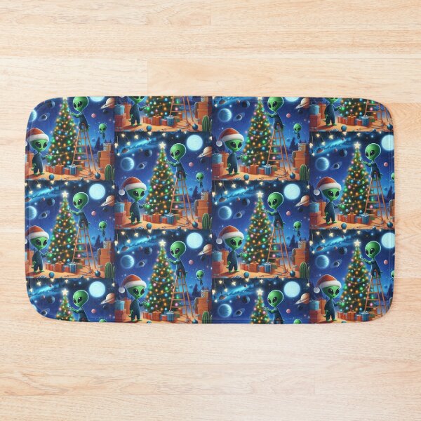 Item preview, Alien Christmas Celebration on a Distant Planet designed and sold by Dogandesighn.