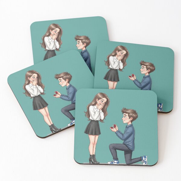 Item preview, "Engagement Ring," and "Couple Illustration." designed and sold by thechoice1.