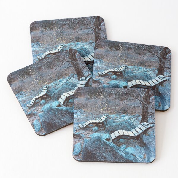 Item preview, Blue deck chairs – peace & nature / Swiss Artwork Photography designed and sold by Raphael Wolf.