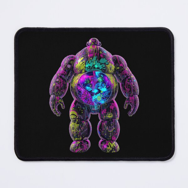 Item preview, Neon Graffiti Balloon Monster – Vibrant Pop Street Art Creature designed and sold by PLUSHIWORLDtm.
