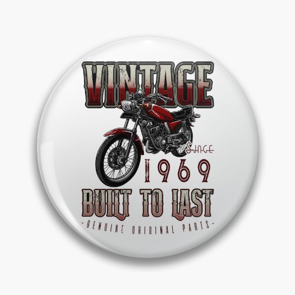 Item preview, Vintage Motorcycle Biker Motorbike Birthday 1969 designed and sold by JRRTs.