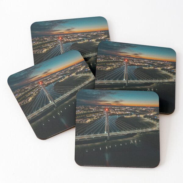 Item preview, Northern Spire Bridge at night designed and sold by Restless-Native.